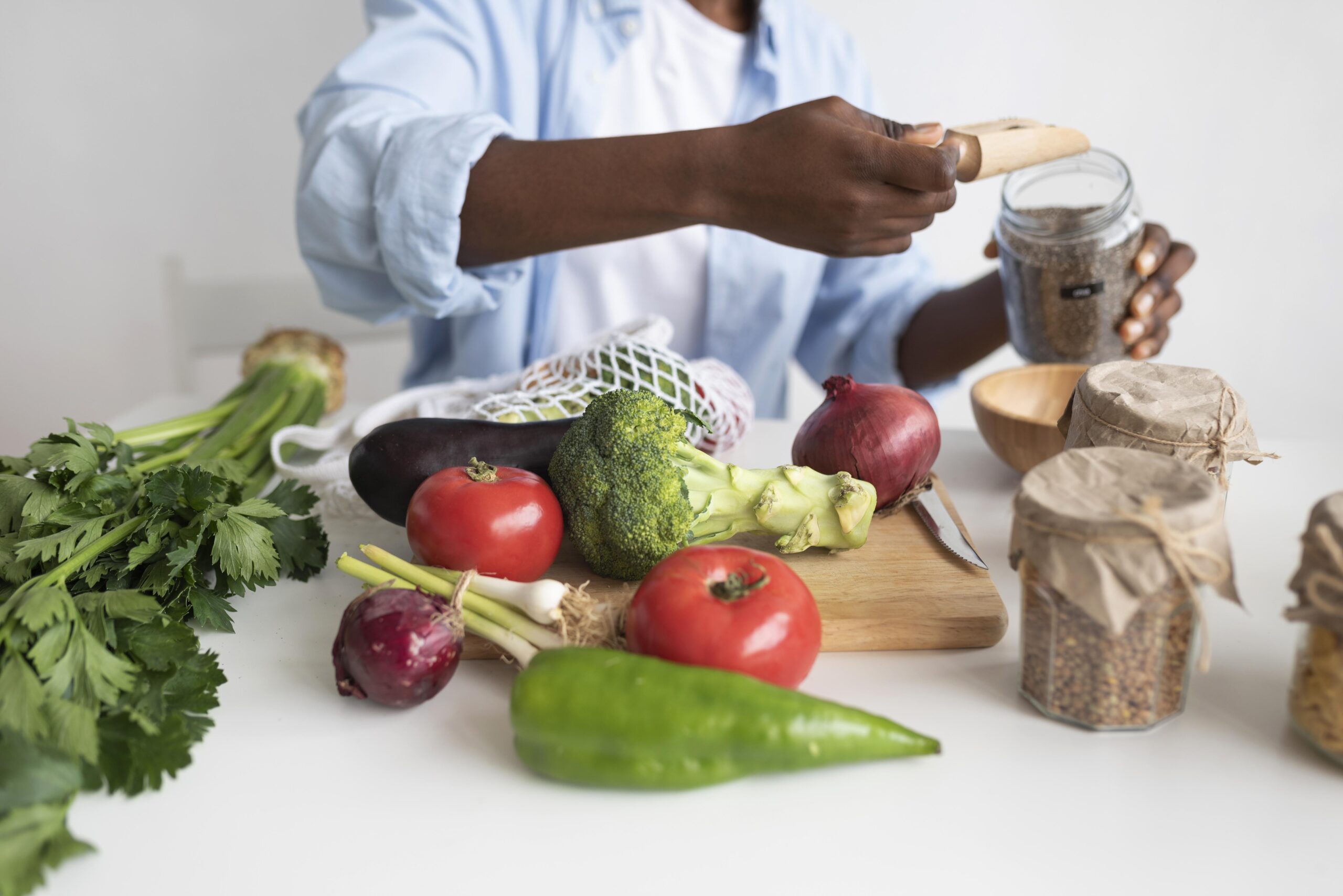 young woman having sustainable lifestyle